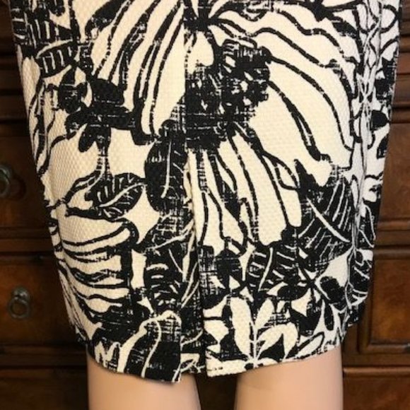 Jones New York Cotton Abstract Floral Dress - Picture 6 of 8